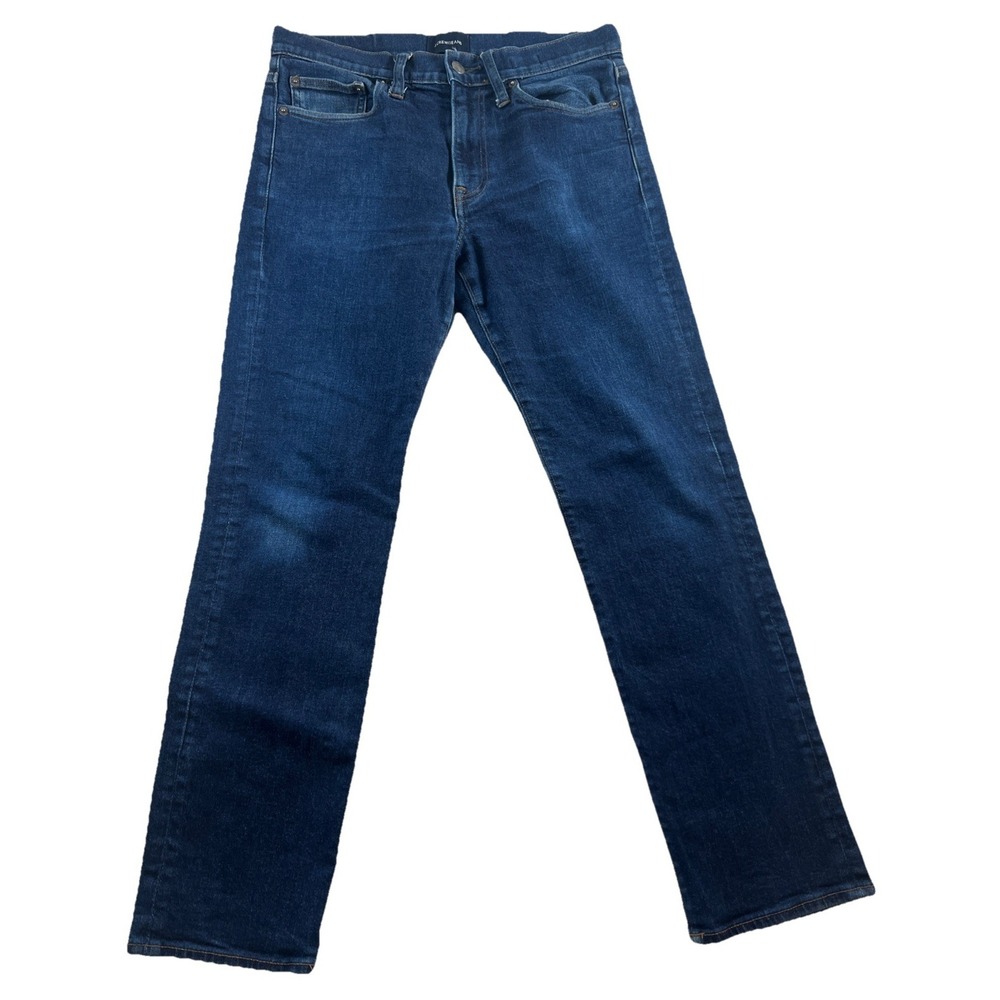 J.‎ Crew 770 Straight Jeans Mens 30x28 Blue Denim Kurabo Indigo Stretch